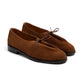 Derby "Matt Kilt" aus weichem Velours-Leder