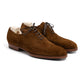 Oxford "Full Brogue" aus tabakbraunem Rauhleder - reine Handarbeit
