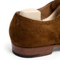 Oxford "Full Brogue" aus tabakbraunem Rauhleder - reine Handarbeit