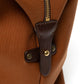 Reisetasche "Happy Weekend" aus Baumwollcanvas und Sattelleder - Handarbeit