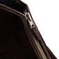 Boot "Shearling Mountain-Zip" aus dunkelbraunem Rauhleder - reine Handarbeit