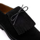 Derby "Raymond Kilt" aus weichem Velours-Leder
