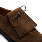 Derby "Raymond Kilt" aus weichem Velours-Leder
