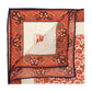 Pocket Square "Fiori Sparsi" made of Cotton, Silk and Linen - Hand-rolled