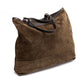 Tasche "New Travel Tote" aus Wildleder und Sattelleder - Handarbeit