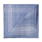 Blau gemustertes Taschentuch "Harlan" aus Baumwolle