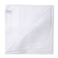 White patterned cotton handkerchief "Renaissance"