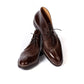 Bootee "French Norvegian" made of aniline calfskin