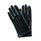 Handschuh "Offizier" aus blauem Rehleder - handgenäht