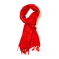 MJ Exklusiv: Roter Schal "Classic Plain" aus schottischem Kaschmir