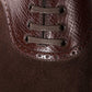 Oxford "Saddle" made of dark brown full-grained leather with brown saddle made of calfskin "Russian Calf"