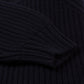 Dark blue sweater "Joss Earl" made of pure Lambswool - 8 Ply