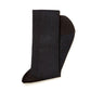 Dark Brown Knee Socks "Vaniset" with Blue Stripes made of pure Cotton