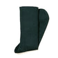 Dark green ribbed stockings