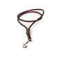 Braided leather band "Holder" - handcrafted