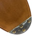 Boot "Canvas Spectator" aus sandfarbenem Baumwollcanvas und dunkelbraunen Croc-Suede - reine Handarbeit