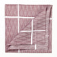 Burgundy patterned cotton handkerchief