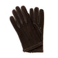 Glove "Baden" made of calf nubuck with cashmere lining - hand sewn