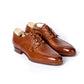 Brown "Ghillie" derby – calfskin "Russian Calf"