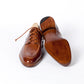 Brown "Ghillie" derby – calfskin "Russian Calf"