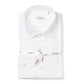 Weißes Hemd "PinPoint" mit Sportmanschette - Handarbeit