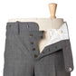 Graue Hose "Fresco Contorto" aus englischer Wolle - reine Handarbeit