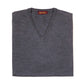 Brigatelli dal 1922 per Michael Jondral: V-Neck Sweater made of finest Merino Wool - 12 Gauge Merino Extrafine