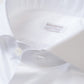 Weißes Hemd "Super Pop" mit Sportmanschette - Handarbeit