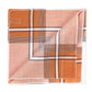 Light brown handkerchief "Positano" made from pure cotton