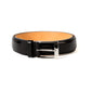 Belt made of black calfskin - purely handcrafted