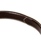 Belt made of dark brown "Horween Chicago" horse leather - purely handcrafted