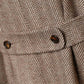 Double-breasted coat "Spettacolo Spina" made of finest merino lambswool - pure handwork