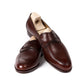 Loafer "Butterfly" made of brown grained calfskin - purely handcrafted