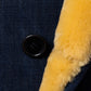 Chapal Paris x MJ: Jacke "Morrison Country Veste" aus Baumwolldenim mit Lammfellfutter - Handarbeit