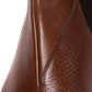 Boot "Chelsea" made of cognac brown calfskin "Russian Calf" - purely handcrafted