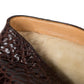 Monk-Bootee made of dark brown water buffalo with lambskin lining - purely handcrafted