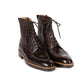 Boots "Norvegese Boot" in dark brown calfskin and water buffalo - purely handcrafted