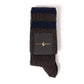 Kniestrumpf "College Stripe" aus einer Kaschmirmischung