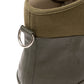 NOVESTA x MJ: Olivfarbener Bootee "Rubber Sneaker"