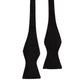 Schwarze Schleife "Black Butterfly Bow Tie" aus reiner Grosgrain-Seide - Handarbeit