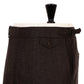 Exclusively for Michael Jondral: Brown flannel pants made of pure wool - Rota Sartorial