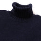 Exclusively for Michael Jondral: Dark blue turtleneck sweater made of Scottish 4-ply cashmere