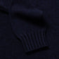 Exklusiv für Michael Jondral: Dunkelblauer Rollkragenpullover aus schottischem 4-Ply Kaschmir