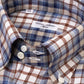 Plaid shirt "Lusso Sportivo" made of cotton twill from Carlo Riva - Collo Luca 2 Bottoni