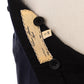 Dark blue trousers "Marina Lusso" made of pure Irish linen by Spence Bryson - pure handwork