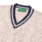 Brigatelli dal 1922 per Michael Jondral: sweater "Tennis d'Epoca" in cotton and linen