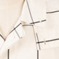 Limited Edition: Karierter Mantel "RUIZ" aus japanischem Baumwoll-Gabardine