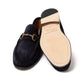 Il Mocassino exclusive x MJ: Horsebit loafer "Via Condotti" in dark blue calf suede