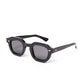 Sonnenbrille "JUTA Black" mit grauen Gläsern - Handarbeit