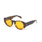 Sunglasses "MADRAS Havana" with saffron lenses - purely handcrafted